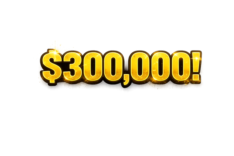 $300,000
